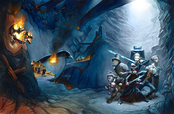 Promotional art made for the book