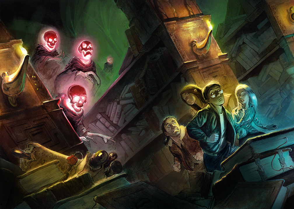 Promotional art made for the book