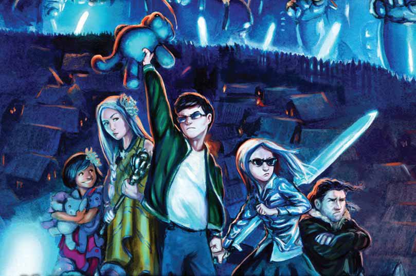 Promotional art made for the book