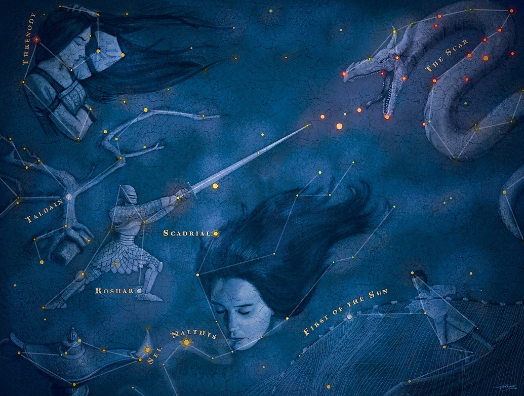 Constellations containing all the world of the Cosmere